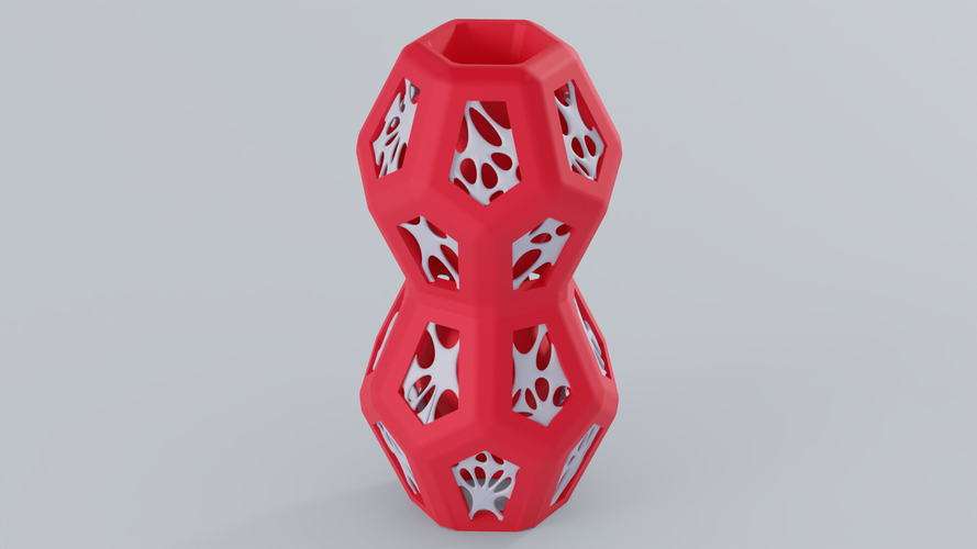 Hexa-Penta Flower Vase 3D Print 386539