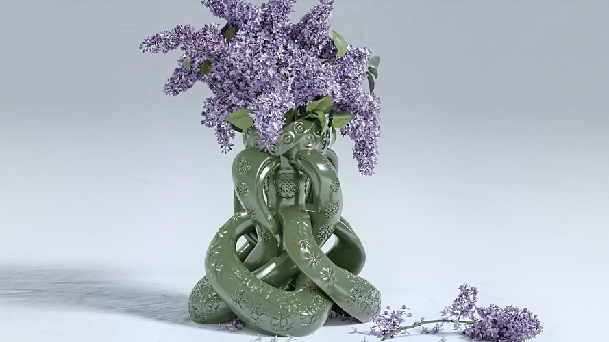 Spiral Knot Flower Vase
