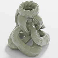 Spiral Knot Flower Vase - Thumbnail 10