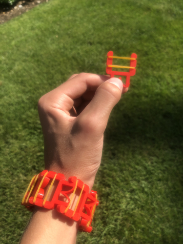 Slingshot Bracelet 3D Print 386652