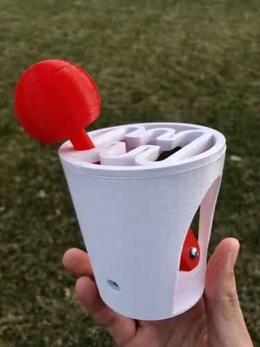 Cup-Holder Stick Shift 3D Print 386665