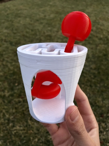 Cup-Holder Stick Shift 3D Print 386666