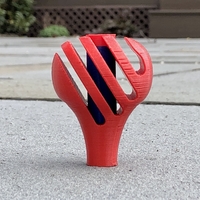Small Abstract Stick Shift Knob (for Sim) 3D Printing 386694