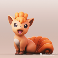 Small Vulpix(Pokemon) 3D Printing 386775