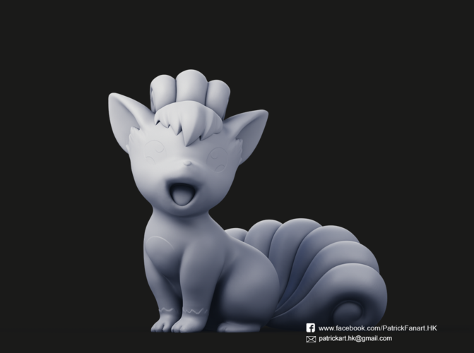 Vulpix(Pokemon) 3D Print 386776