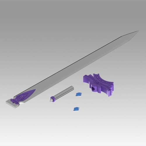 Genshin Impact Kaeya Traveler Jean Sword prop replica 3D Print 386786
