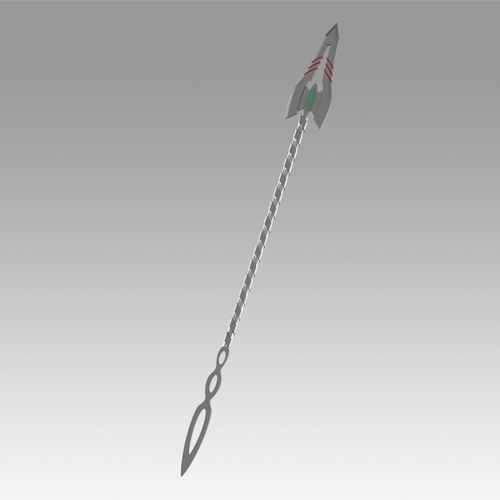 Neon Genesis Evangelion EVA Asuka Langley Sohryu Flare Spear 3D Print 386809