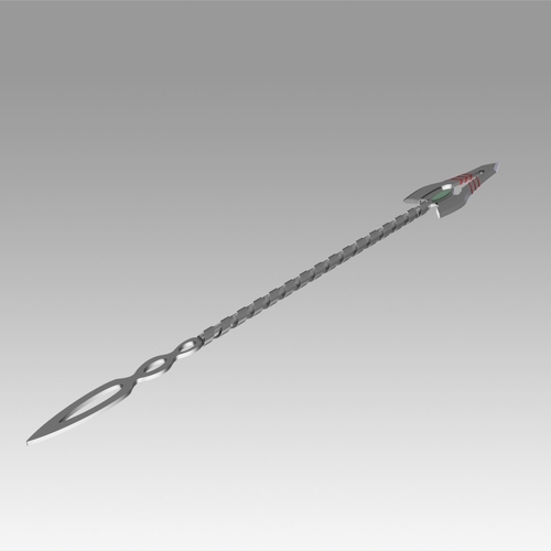 Neon Genesis Evangelion EVA Asuka Langley Sohryu Flare Spear 3D Print 386810