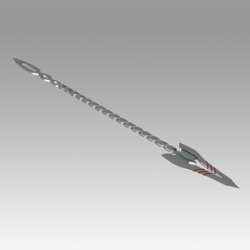 Neon Genesis Evangelion EVA Asuka Langley Sohryu Flare Spear 3D Print 386812