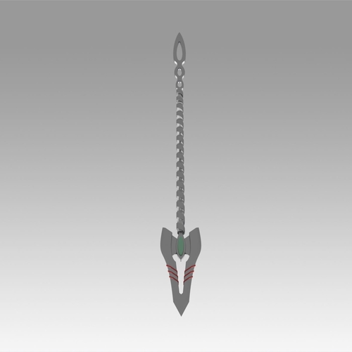 Neon Genesis Evangelion EVA Asuka Langley Sohryu Flare Spear 3D Print 386813