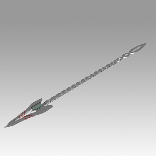 Neon Genesis Evangelion EVA Asuka Langley Sohryu Flare Spear 3D Print 386814