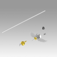 Sailor Moon Stars Sailor Cosmos Chibi Chibi Staff  - Thumbnail 2