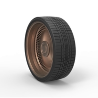 Diecast wire wheel 5 Scale 1 to 10 - Thumbnail 2