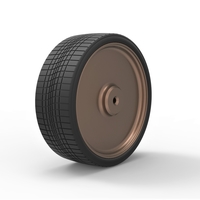 Diecast wire wheel 5 Scale 1 to 10 - Thumbnail 4