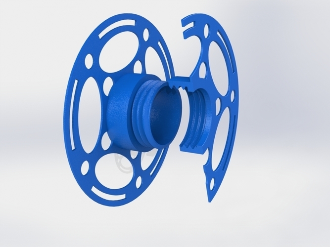 Threat spool for large filament skeins dia of 215mm 3D Print 387068