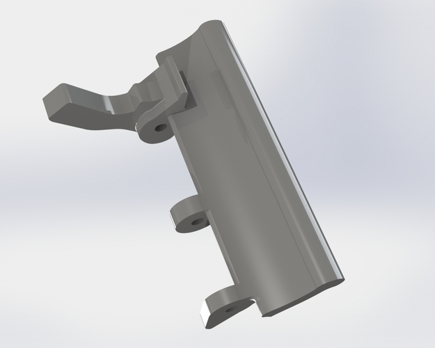 Rear door handle for Toyota Town Ace 92-96 3D Print 387071
