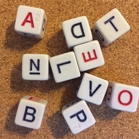 Small Words and Letters 3D Printing 387081