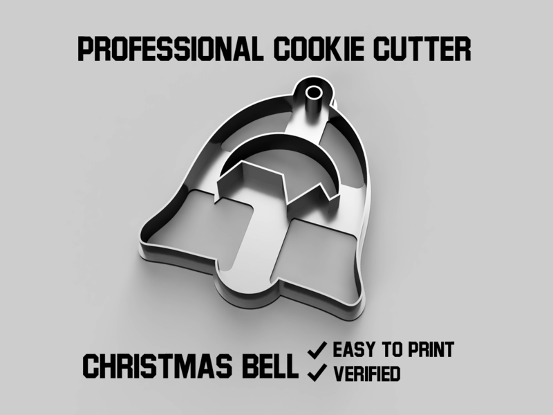 Christmas bell cookie cutter