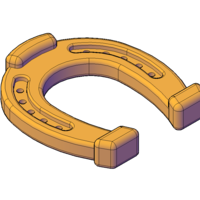 Small Horseshoe 3D Printing 387200