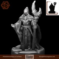 Small Dark Wizard 28mm Support Free 3D Printing 387201