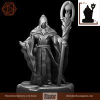 Dark Wizard 28mm Support Free - Thumbnail 6
