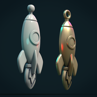 Rocket Bas-Relief - Thumbnail 3