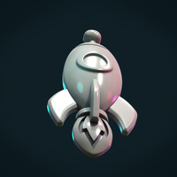 Rocket Bas-Relief - Thumbnail 5