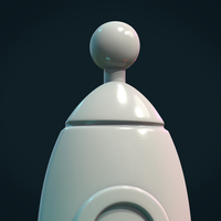 Rocket Bas-Relief - Thumbnail 6