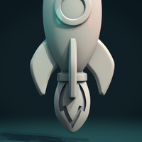 Rocket Bas-Relief - Thumbnail 9
