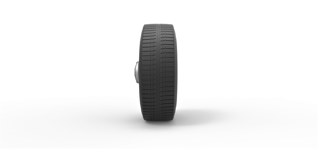 Diecast Car wheel 6 Scale 1 to 10 3D Print 387308