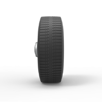 Diecast Car wheel 6 Scale 1 to 10 - Thumbnail 3