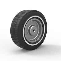 Diecast Car wheel 6 Scale 1 to 10 - Thumbnail 4