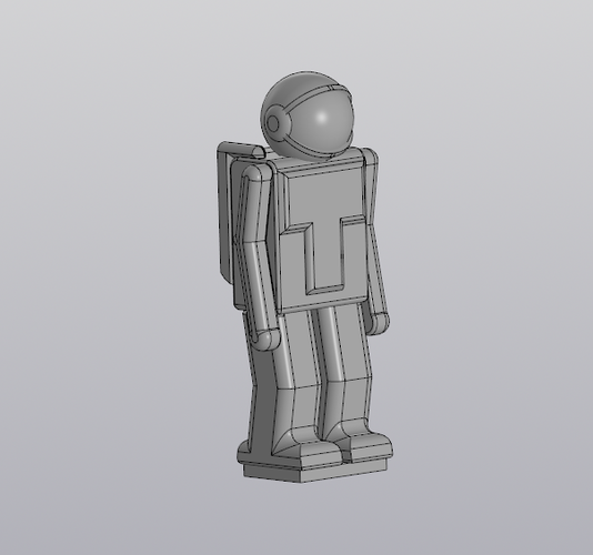  Cosmonaut 3D Print 387415