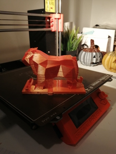 Low poly Bengal Tiger 3D Print 387478