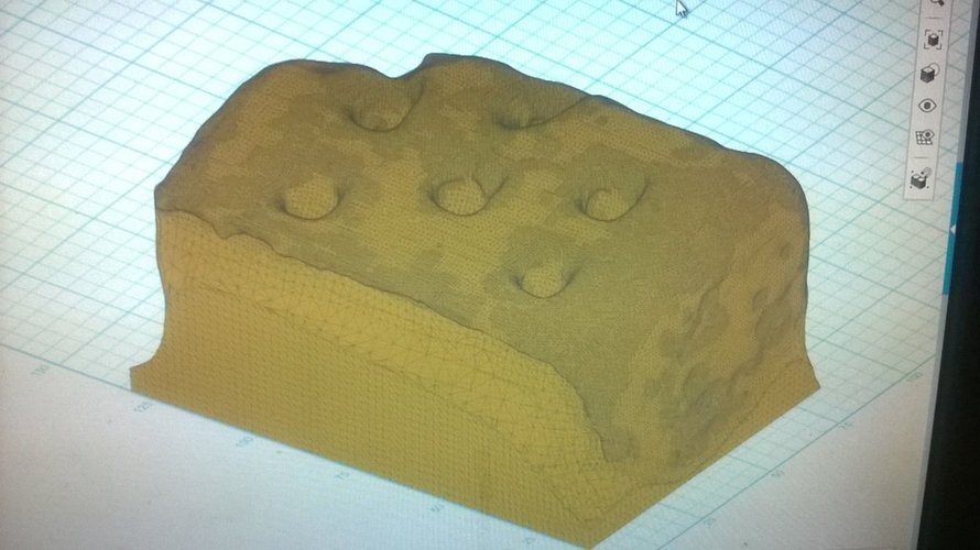 R2-Brick-2 our first test scan and print of our masscot brick 3D Print 38754