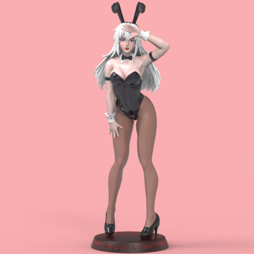Sexy Bunny Girl STL 3D Print 387543