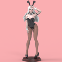 Small Sexy Bunny Girl STL 3D Printing 387543