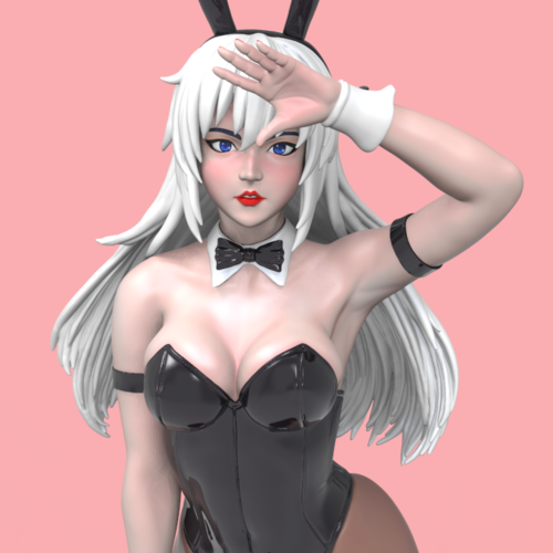 Sexy Bunny Girl STL 3D Print 387544