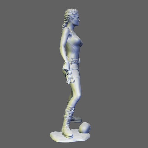 Lara Croft STL 3D print model 3D Print 387637