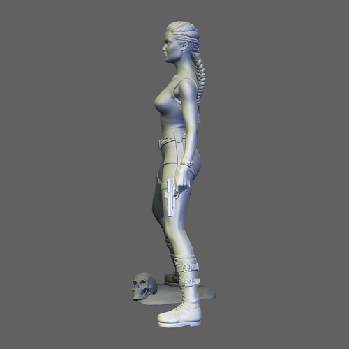 Lara Croft STL 3D print model 3D Print 387641