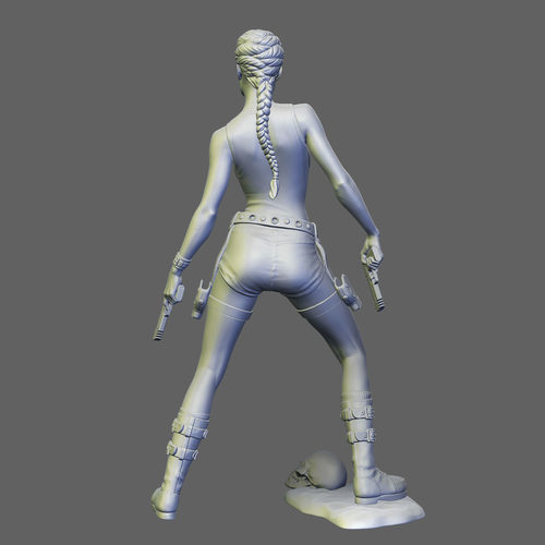 Lara Croft STL 3D print model 3D Print 387642