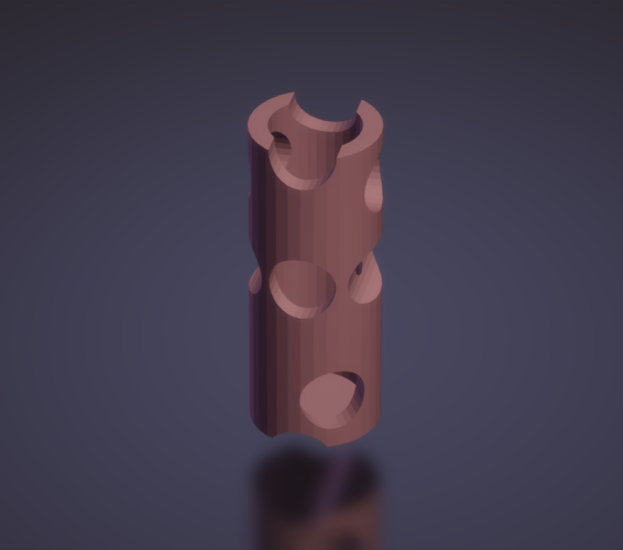 Cylindrical Vase 3D Print 387643