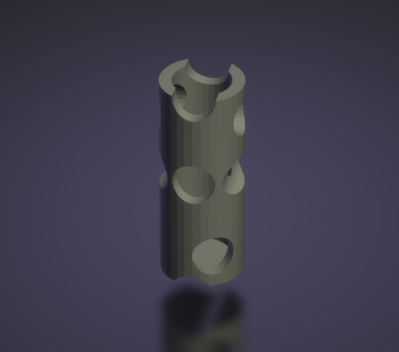 Cylindrical Vase 3D Print 387644