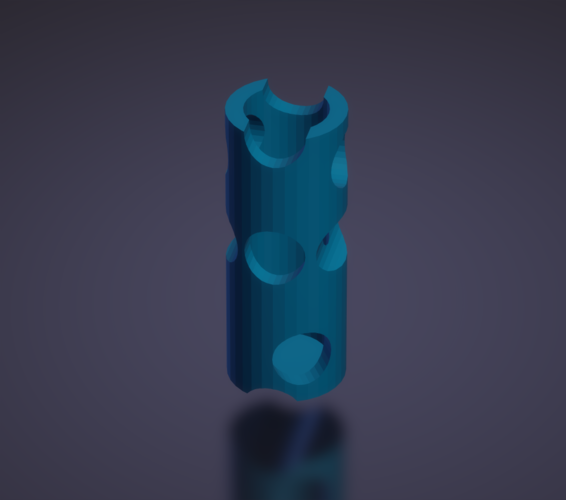 Cylindrical Vase 3D Print 387645