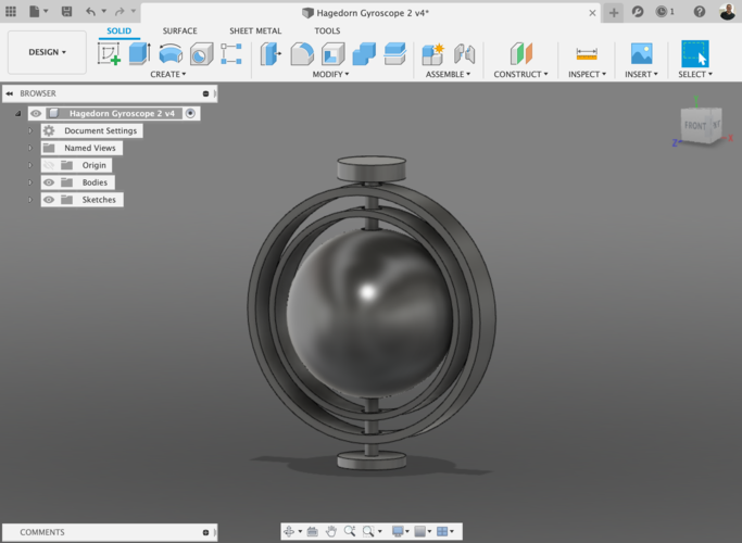 Gyroscope Test 3D Print 387668