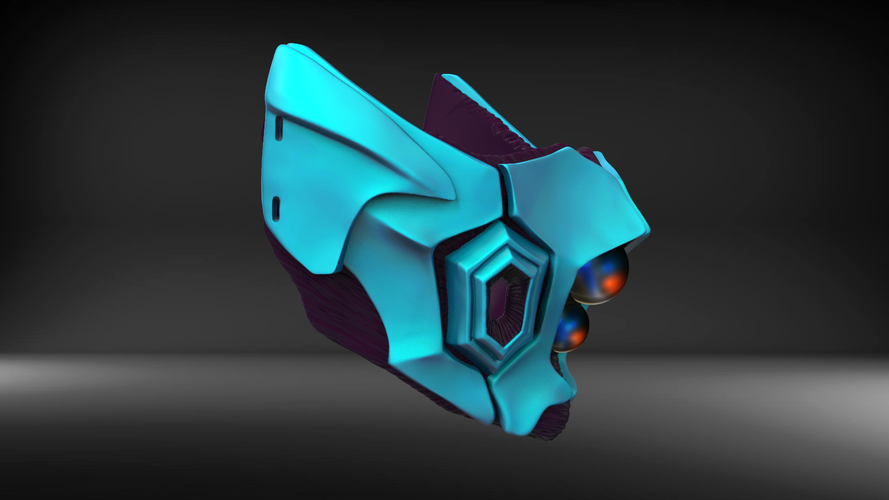 Bio Armor Mask STL for 3DPrint 3D Print 387737
