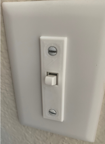 Light Switch Lock 3D Print 387752