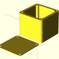 Customizer Box with Lid and screw holes - Thumbnail 2