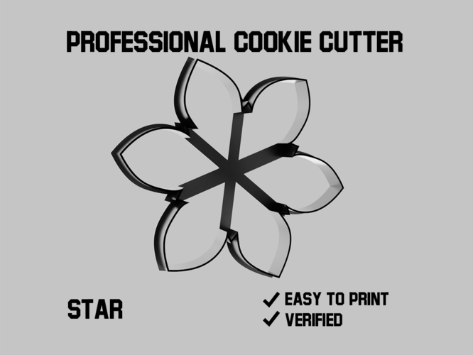 Star cookie cutter 3D Print 387791