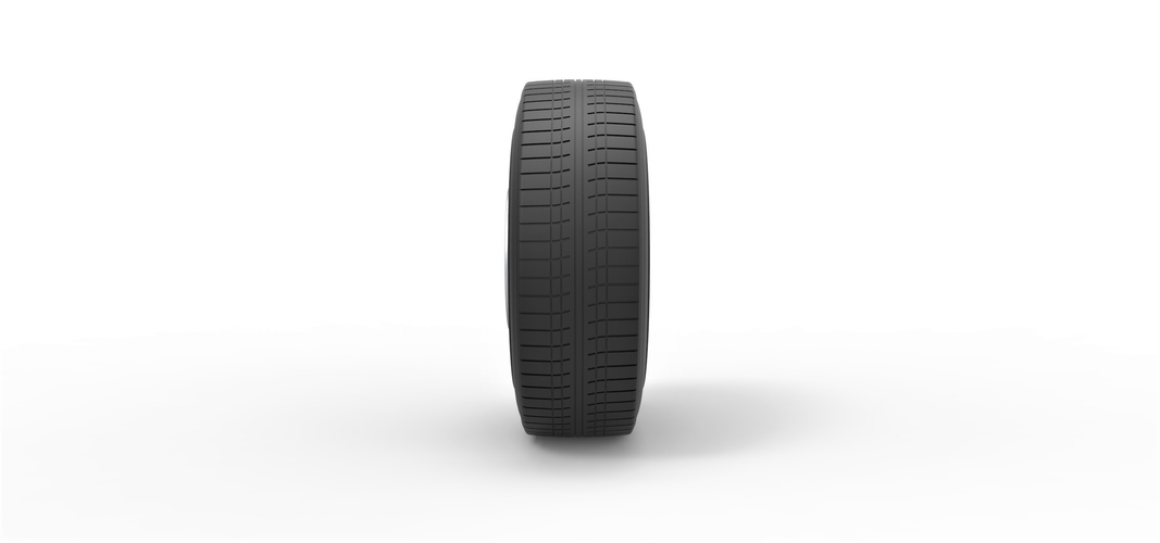 Diecast Car wheel 7 Scale 1 to 10 3D Print 387811